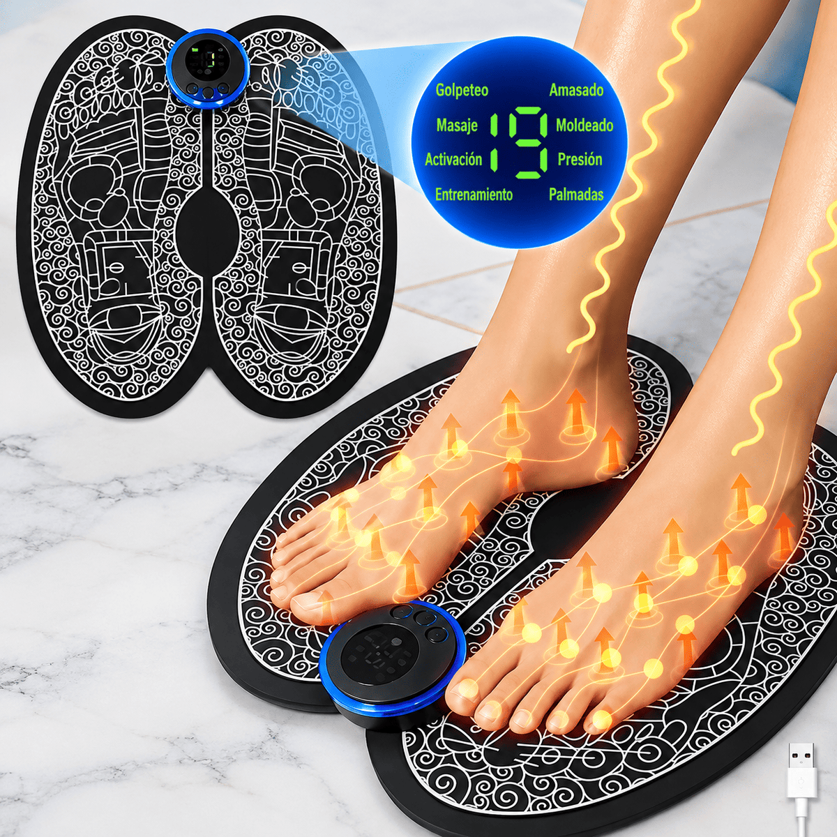 Masajeador Eléctrico de Pies | Relajación en Casa