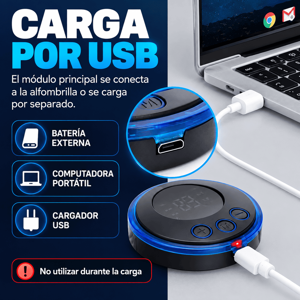 Masajeador Eléctrico de Pies | Relajación en Casa